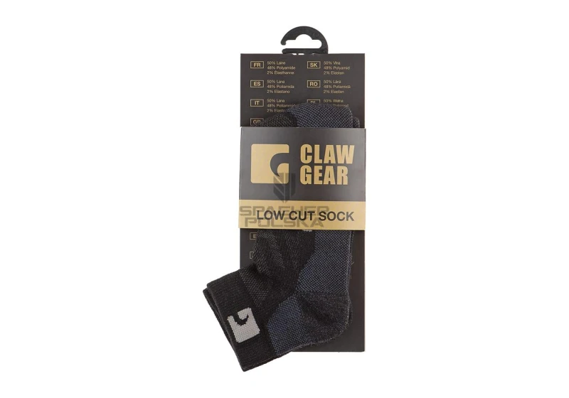krótkie skarpety merino clawgear